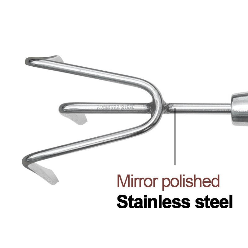 product-500-500 3 tine cultivator long handle tool head