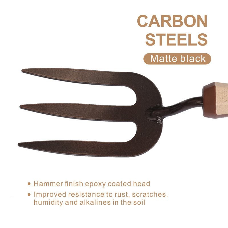 Caron steel mini garden fork