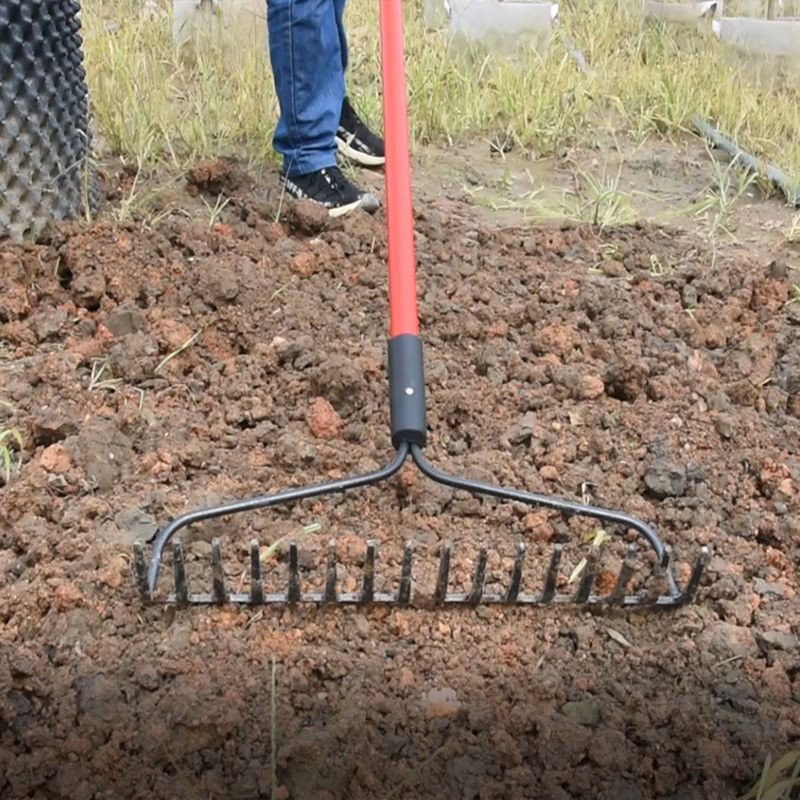 gardening steel rake