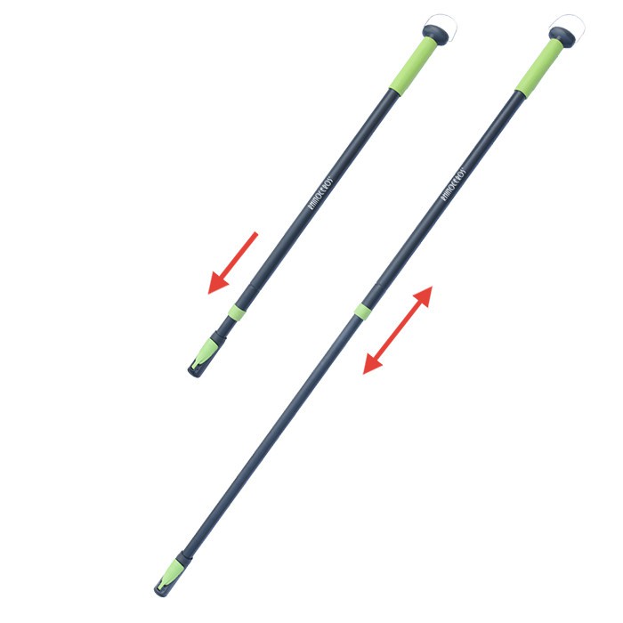 Large plastic leaf rake handle