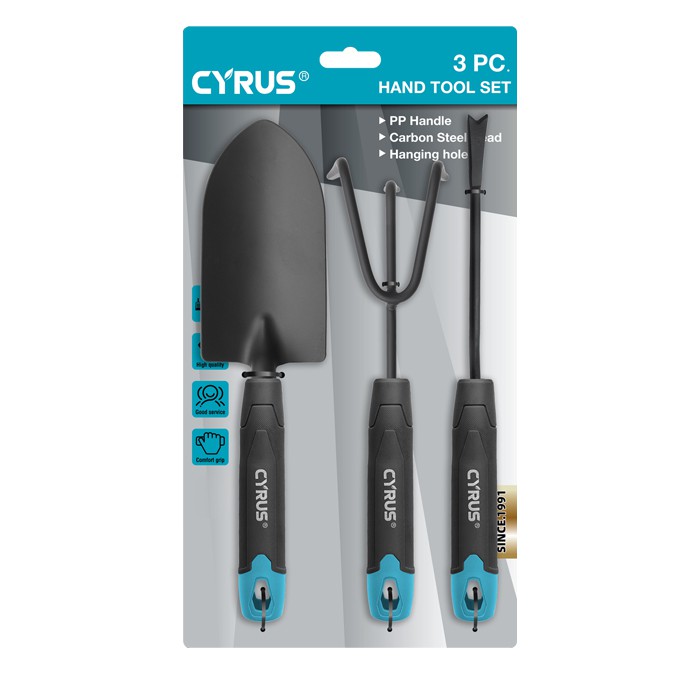 Kabòn Steel Garden Hand Tool Set